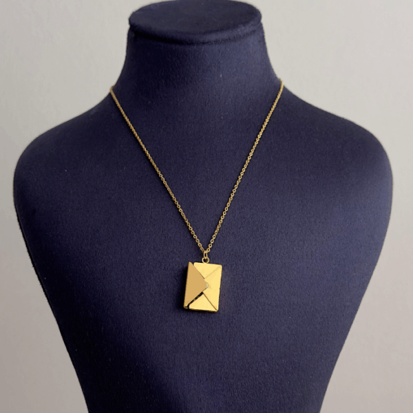 çelik gold mektup plaka yazılı 45cm kolye