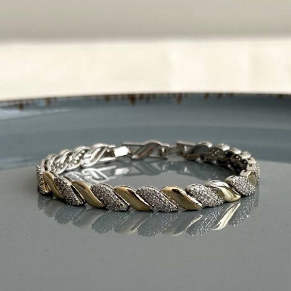 VİP multi elips damla taşlı bileklik