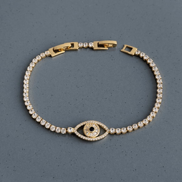 zirkon gold su yolu göz bileklik