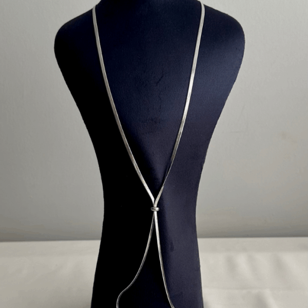 çelik silver italyan asansörlü 60cm kolye