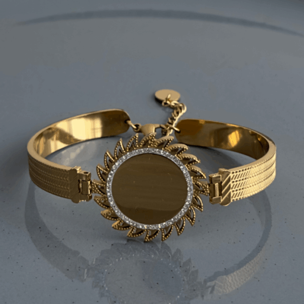 çelik gold plaka kelepçe