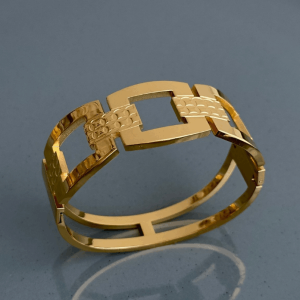 çelik gold zincir kalın kelepçe