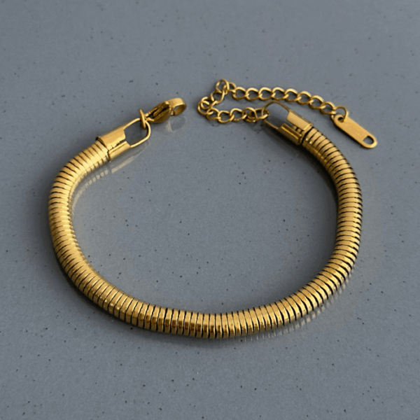 çelik gold hasır kordon bileklik