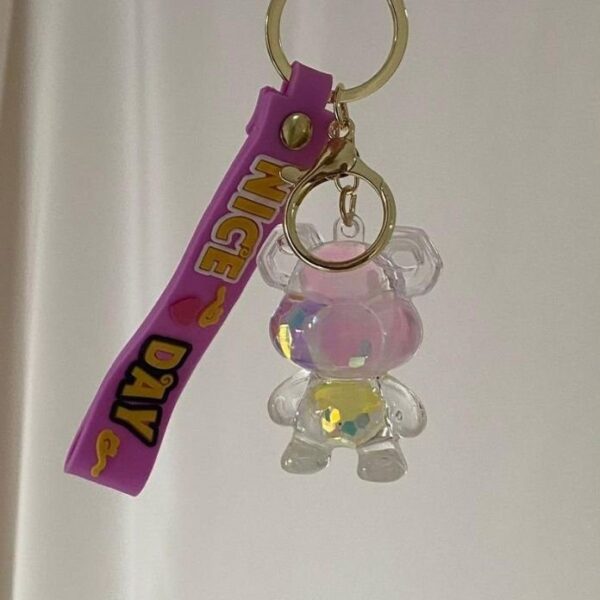 Köpek Sulu Renkli Anahtarlık