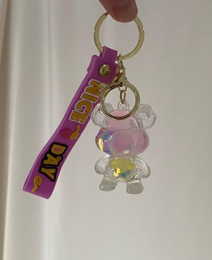 AKANAHTARLIKKOPEKRENKLI-1.jpg Köpek Sulu Renkli Anahtarlık - Görsel 1