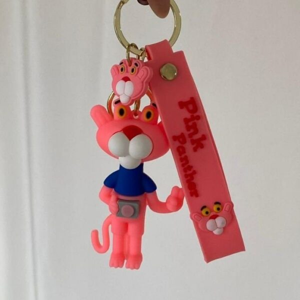 Pembe Panter Anahtarlık