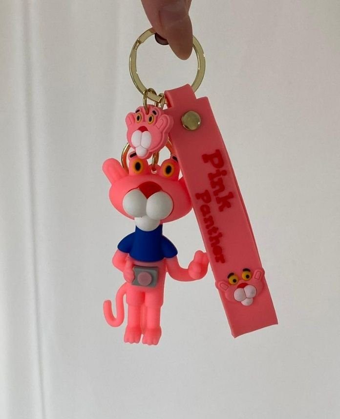 AKANAHTARLIKPINKPANTHER2-2.jpg Pembe Panter Anahtarlık - Görsel 1
