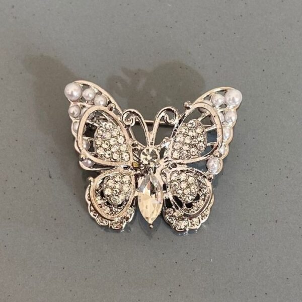 Pirinç Kelebek Broş