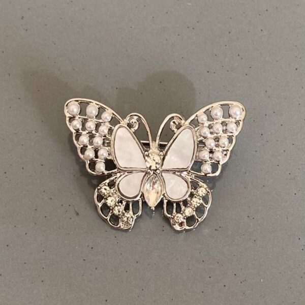Pirinç Kelebek Broş