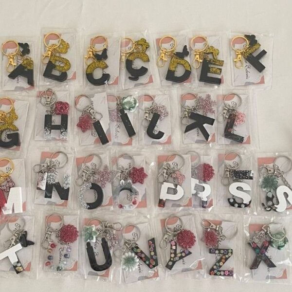 Epoksi Harf Anahtarlık