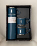 İsim Yazılabilir Termos Bardak Seti Lacivert