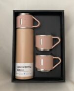 İsim Yazılabilir Termos Bardak Seti Pembe