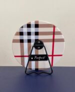 Masa Aynası Yuvarlak Ekose Perfect Çap 16cm