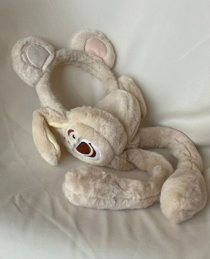 AKOYNAYANKULAKSESCIKARANKOPEKSURATKULAKLIBEJ-1.jpg Oynayan Ses Çıkaran Kulaklık Köpek Surat Bej - Görsel 1