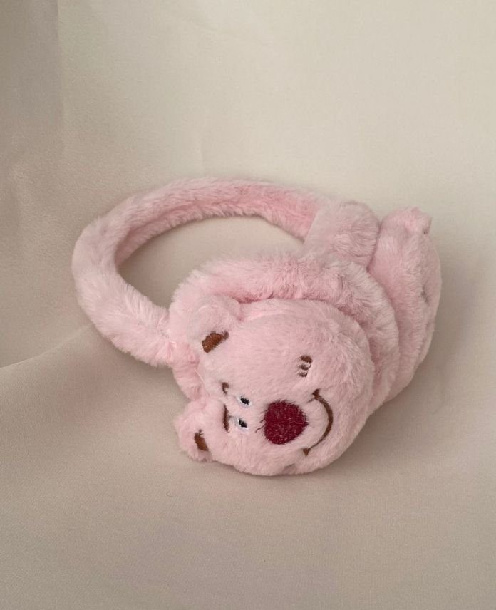 AKPELUSKULAKLIKKOPEK1PEMBE-1.jpg Peluş Kulaklık Köpek Pembe - Görsel 1