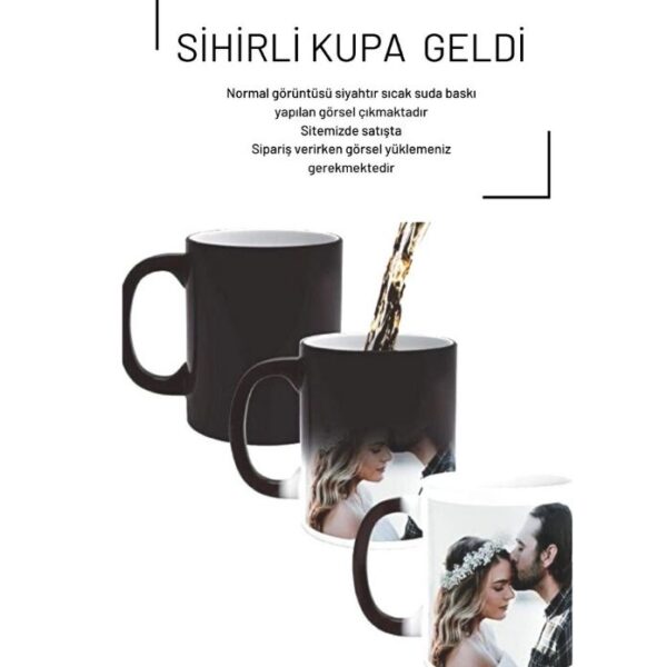 Fotoğraf Sihirli Kupa Baskı 10cm