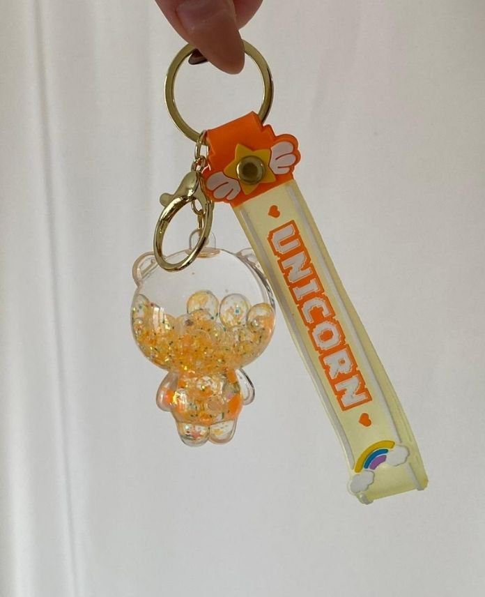 AKSULUANAHTARLIKAYICIKSARI-1-1.jpg Sulu Ayıcık Anahtarlık - Görsel 1