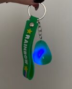 Aksesuar Yeşil Avokado  Işıklı Anahtarlık - Görsel 2