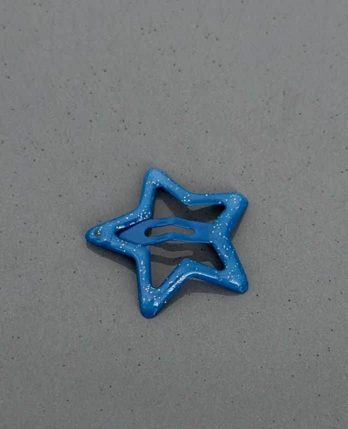 AKYILDIZCITTOKASIMLILACIVERT-1.jpg Akseusar Yıldız Simli Lacivert Toka - Görsel 1