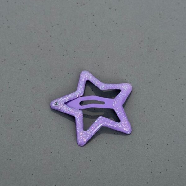 Akseusar Yıldız Simli Lila Toka