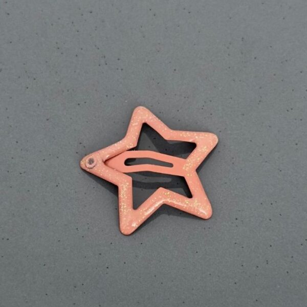 Akseusar Yıldız Simli Pembe Toka