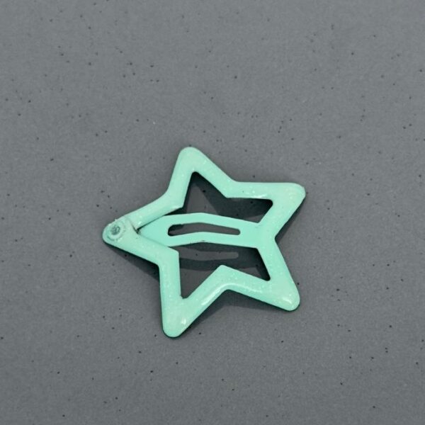 Akseusar Yıldız Simli Turkuaz Toka