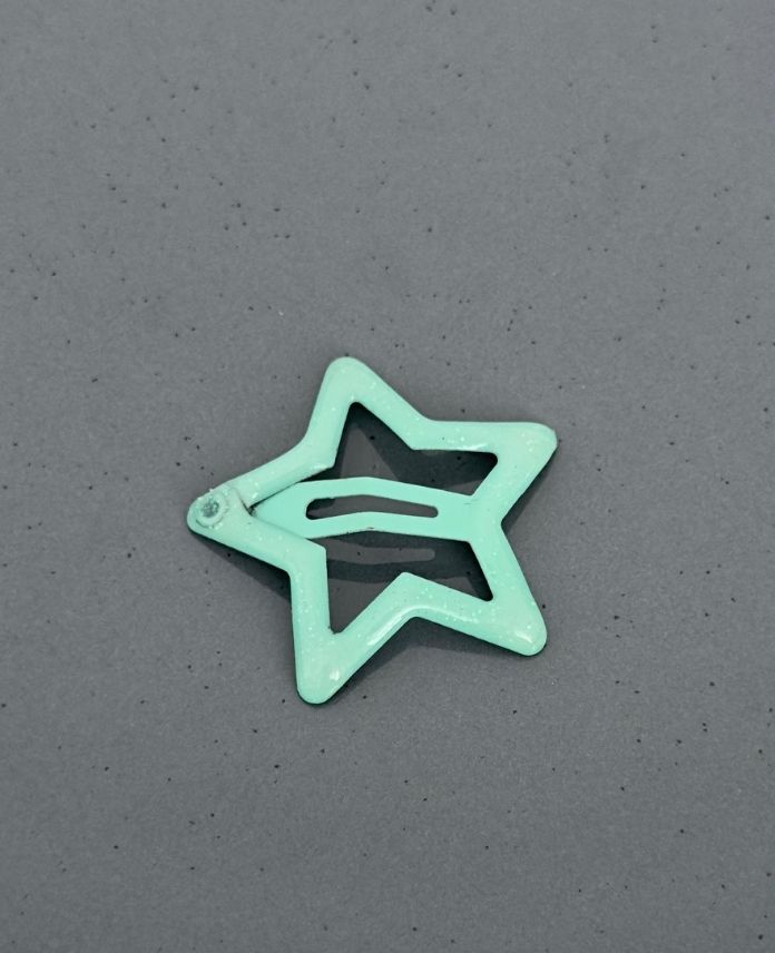 AKYILDIZCITTOKATURKUAZ-1.jpg Akseusar Yıldız Simli Turkuaz Toka - Görsel 1