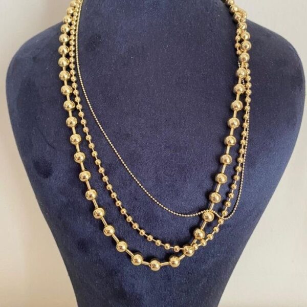 Bijuteri 3'lü Dorika Zincir Kolye