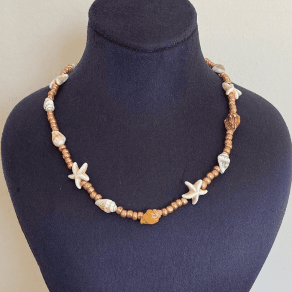 Deniz Kabuğu Yıldız Kolye