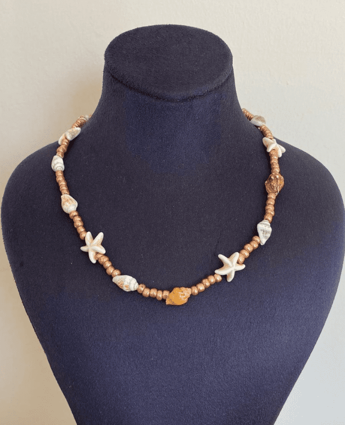 BIKODENIZKABUGUYILDIZLI.png Deniz Kabuğu Yıldız Kolye - Görsel 1