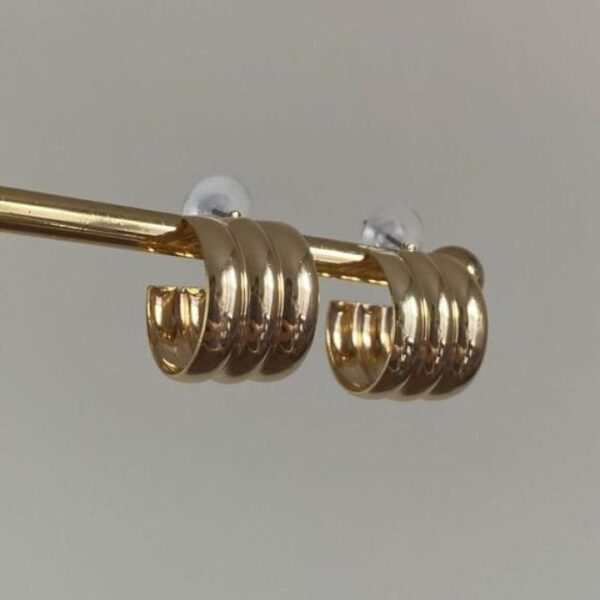 Bijüteri 3 Halka Birleşik Küpe