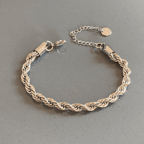 Çelik 6mm Burgu Bileklik