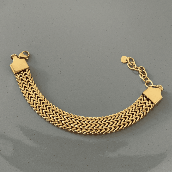 Çelik Düz Hasır Uzatmalı Bileklik