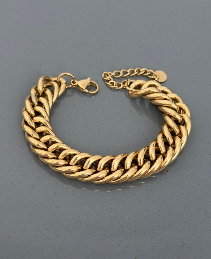 CBICOKKALINLUKSZINCIR2G-1.jpg Çelik Çok Kalın Lüks Zincir Bileklik - Görsel 1