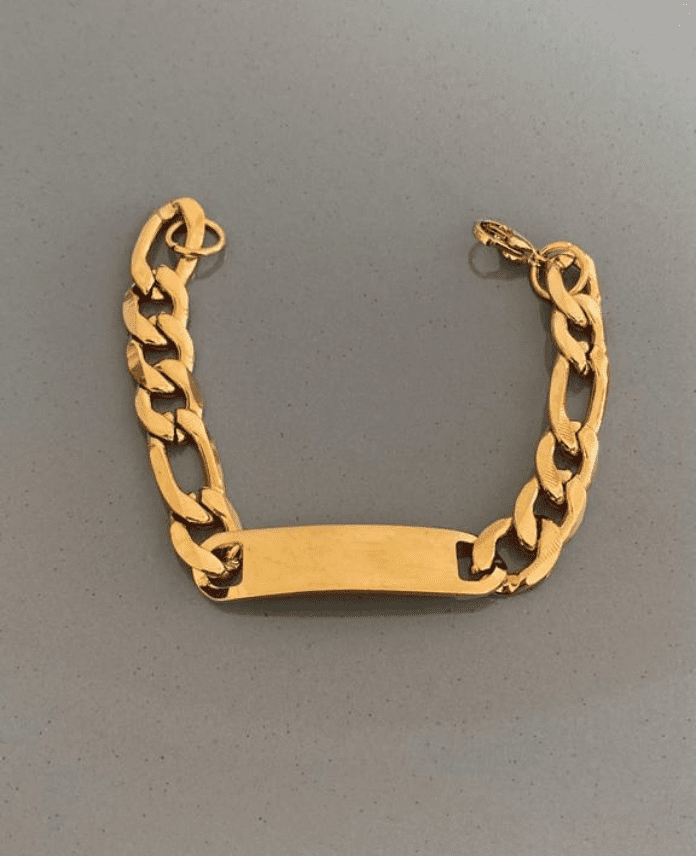 CBIKALINKUNYETARZIPLAKAG-1.png Çelik Kalın Künye Tarzı Plaka Bileklik - Görsel 1