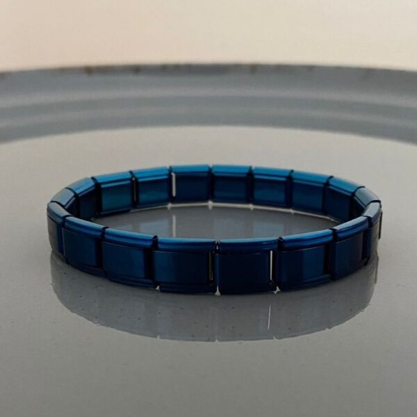 Çelik Nomi Mavi Bileklik