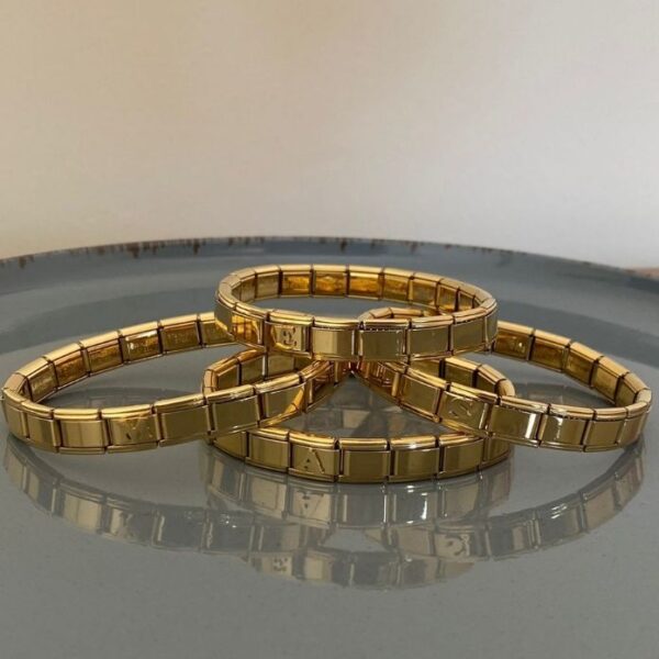 Çelik Nomi Harfli Bileklik