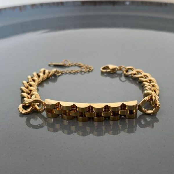 Çelik Rlx İnce Zincir Bileklik