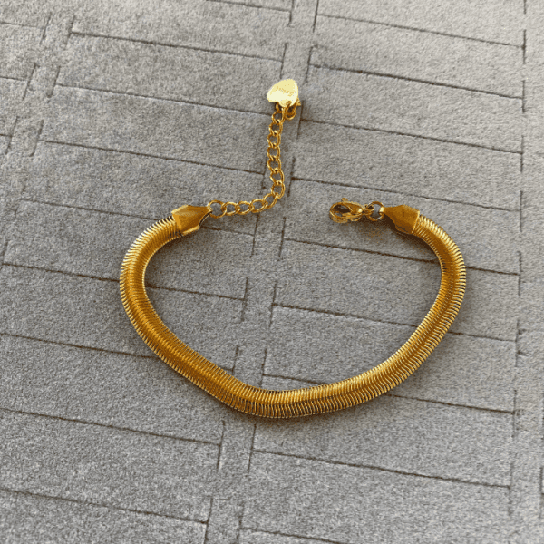 Çelik İtalyan Kalın Bileklik