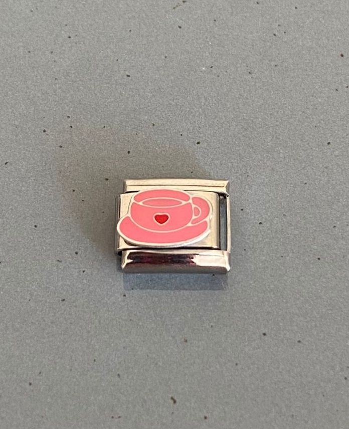 CCHITALYANFINCANPEMBES-1.jpg Çelik İtalyan Charm - Görsel 1