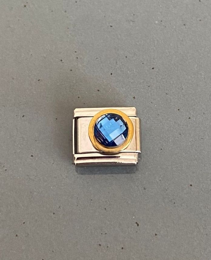 CCHITALYANYUVARLAKMAVITASS-1.jpg Çelik İtalyan Charm - Görsel 1