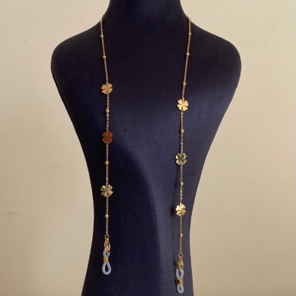 Çelik 6 Yoncalı Gözlük Zinciri