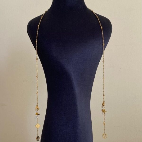 Çelik Harf V Şeklinde Gözlük Zinciri