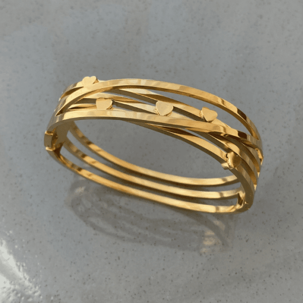 Çelik 3 Sıra Kalpli Kelepçe