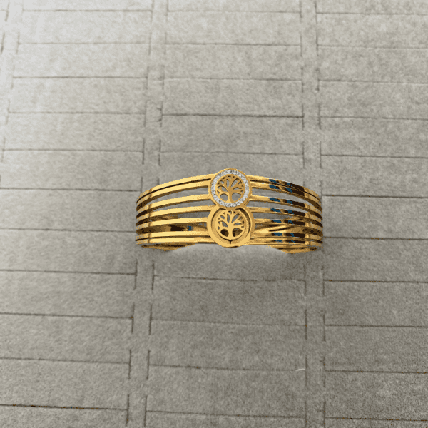 Çelik Geniş Yaşam Ağaçlı Kelepçe