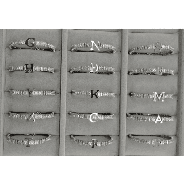 Çelik Harfli Silver Kelepçe