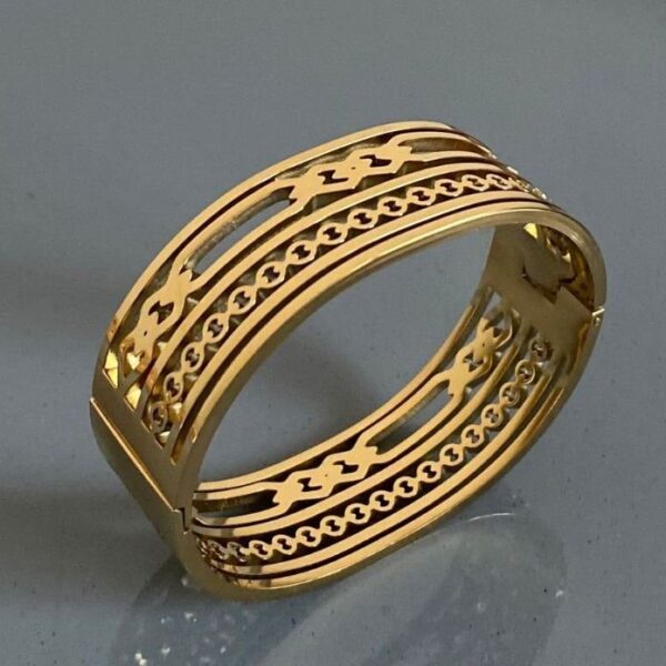 Çelik Kalın Zincir Detaylı Kelepçe