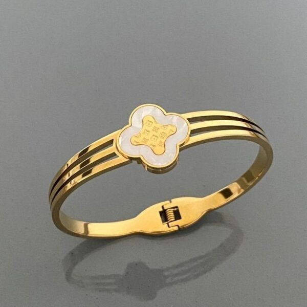 Çelik Sedef Yonca Ortası Gold Kelepçe