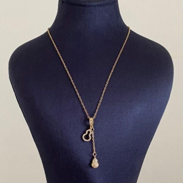 Çelik ampul Uçlu Kolye