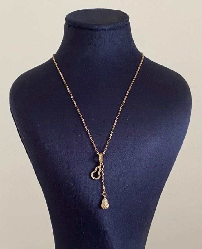 CKOANANASUCG-1.jpg Çelik ampul Uçlu Kolye - Görsel 1